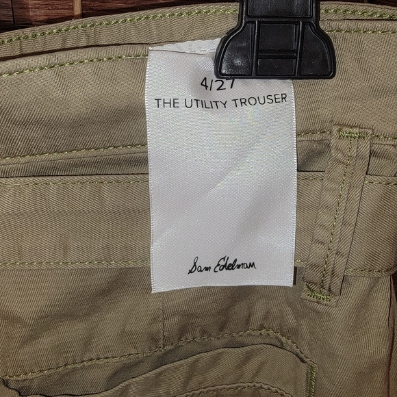 Sam Edelman Utility Trouser Khaki - Picture 7 of 13
